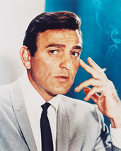 Mannix 8X10 Photo Mike Connors Smoking Cigarette - £7.66 GBP