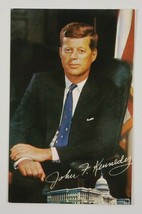 JFK John F Kennedy Portrait Postcard S5 - £2.76 GBP