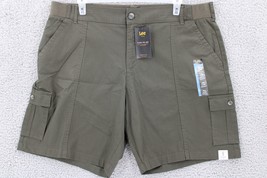 Lee Plus Womens Flex to Go Short SZ 22W Med Mid Rise Forest Green Bermud... - £14.34 GBP