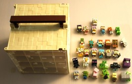 Minecraft  sandstone storage box  and 31 mini Figs - £20.93 GBP