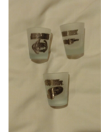 Star Trek Collector’s Frosted Shot Glasses Set Of 3 1998 - $18.69