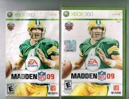 Madden 2009 Xbox 360 video Game CIB - $19.12