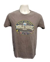 2014 NCAA College World Series Baseball Adult Small Brown TShirt - £15.66 GBP