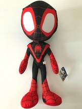 Large Spider-Man & His Amazing Friends 15 inch Tall New Miles Morales Plush NWT - $19.15