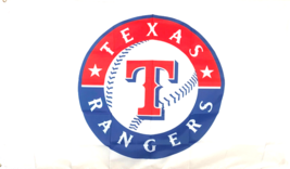 Texas Rangers 3x5&#39; Flag BASEBALL/BRASS Grommets IN/OUTDOOR- 100 D-POLY-NEW - £11.87 GBP
