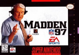 Madden NFL 97 - Super Nintendo Entertainment System SNES Video Game - £17.15 GBP