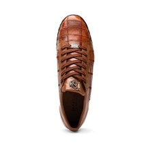 Bari Genuine Lizard Fashion Sneaker Dress Shoes Cognac image 4