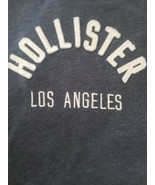 Hollister ~ California ~ Small (S) ~ Blue ~ Distressed ~ Hooded Sweatshirt - £20.52 GBP
