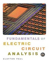 Fundamentals of Electric Circuit Analysis by Clayton R. Paul (2001, Hardback) - $49.49