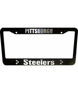 Pittsburgh Steelers Black Plastic License Plate Frame Truck Car Van - $13.93