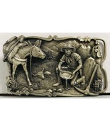 Siskiyou “Dreams of Striking it Rich” Pewter Belt Buckle 1981 Made in USA - £21.79 GBP