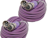 2 Pack 25 Ft Foot 3Pin Xlr Male To Female Mic Microphone Audio Extension... - $35.14