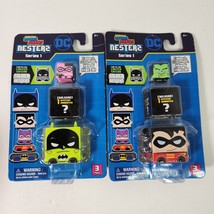 Lot of 2 DC Kawaii Cubes Nesters Series 1 Batman Robin Hulk Harley Quinn - £8.17 GBP
