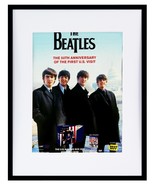 VINTAGE 2014 Beatles 50th Anniversary of US Visit Framed 11x14 Advertise... - £27.17 GBP