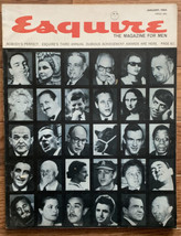 Esquire Magazine January 1964 - Dubious Achievement Awards - £14.95 GBP