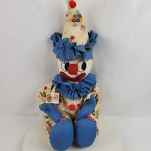 Vintage 1980s Circus Parade Circus Clown 29 Inch Plush USA - £26.55 GBP