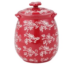 Temp-tations Floral Lace Versatile Countertop Holder in Red - £155.06 GBP