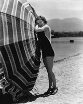 Ann Sheridan 1937 Smiling Glamour Pose In Vintage Bathing Suit 16X20 Canvas Gicl - £55.94 GBP