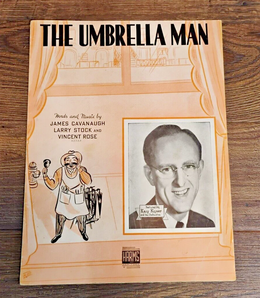 The Umbrella Man (sheet music) - $6.00