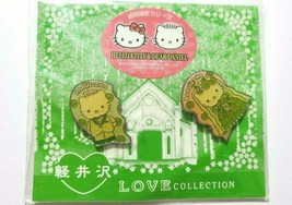 Hello Kitty＆Dear Daniel Pin Badge Love Collection Karuizawa 2001&#39; SANRIO Rare - £20.25 GBP