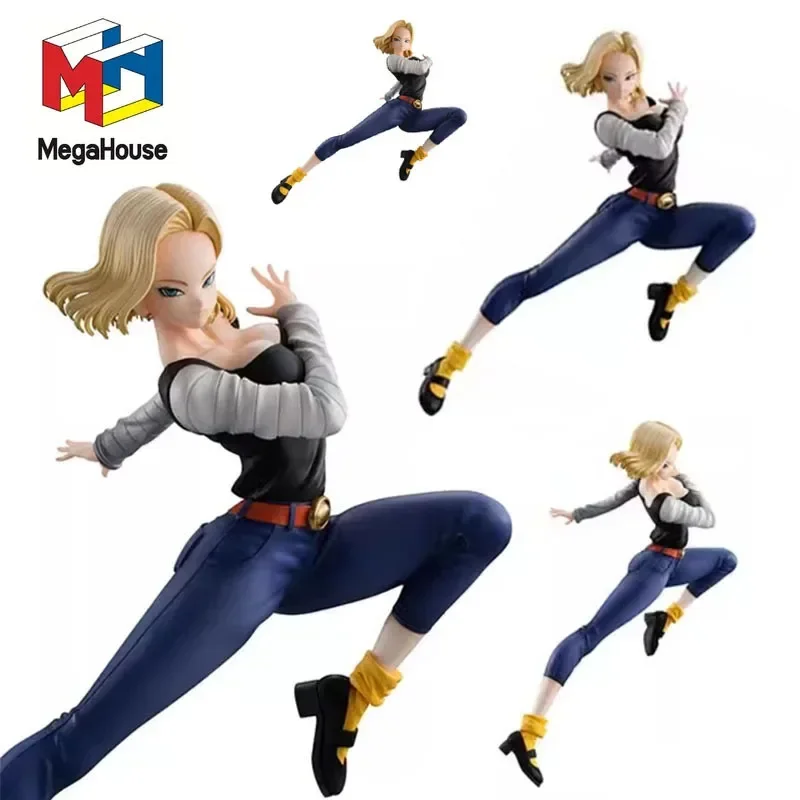 MegaHouse Original Dragon Ball Z Anime Figure Android 18 Action Figure Toys for - $88.11+