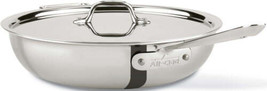 All-Clad D3 3-Ply Stainless Steel Large Weeknight Fry Pan with Lid 4 Qua... - $688.46