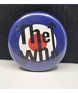 The WHO Rock Band Logo Hat Lapel Jacket Pin Brit Invasion Music Circle P... - €8,46 EUR