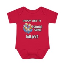 Infant Twin Baby Rib Bodysuit | Milky | Baby Shower Gift | Gift For Moms - £22.36 GBP