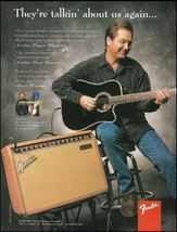 Steve Wariner 1998 Fender Acoustasonic-Junior guitar amp advertisement print ad - £3.32 GBP