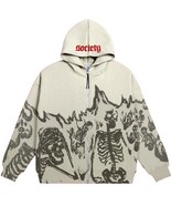 Skull Hoodies Gothic Zip Up - $29.99