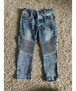 Zara Baby Jeans 2/3 Years Toddler Skinny Pants Denim Adjustable Waistband - £5.93 GBP