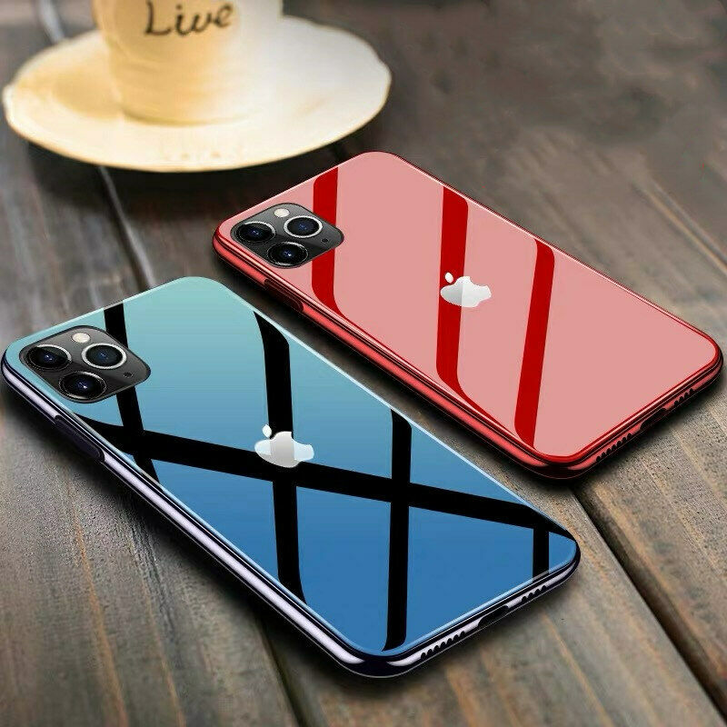 Luxury Tempered Glass Phone Case Cover For iPhone 11 Pro Max XS XR 6S 7 8 Plus X