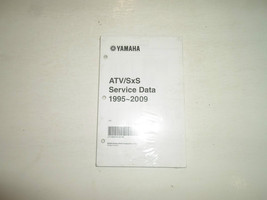 1995 96 97 98 99 00 03 05 08 2009 Yamaha Atv Sxs Servizio Dati Manuale Fabbrica - £23.56 GBP