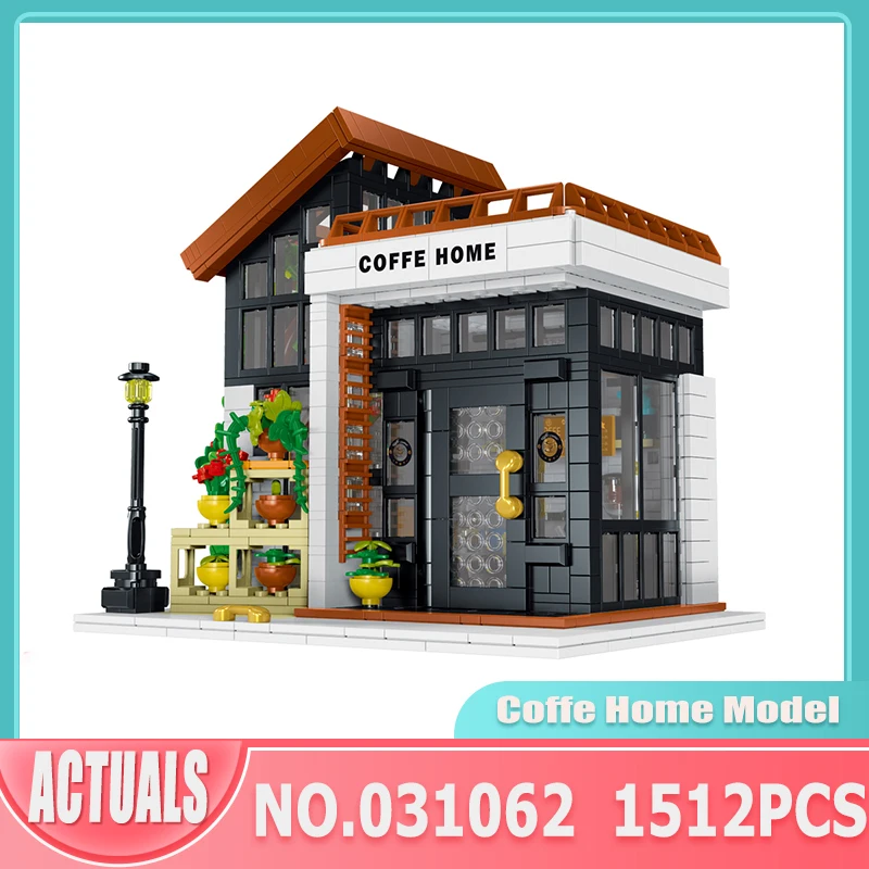 MORKMODLE City Sunshine Coffee House Model Modular Building 031062 Street View - £81.41 GBP