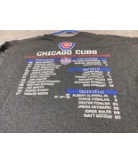 Chicago Cubs MLB 2016 N. L. Central Champions Team Roster T-shirt Large ... - £11.09 GBP