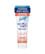 (2 Tubes) Secret Feminine Body Wash, 24 HR Peach &amp; Vanilla Blossom 8.0 oz - $19.79