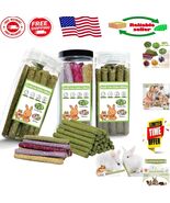 68PCS Hamster &amp; Rabbit Chew Toys - Natural Timothy Hay for Dental Health - $50.34 CAD