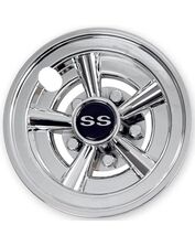 Nokins Golf Cart Individual 8 inch SS Wheel Cover Hub Cap for Most Golf ... - $16.96