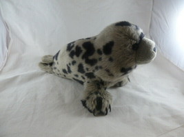 Grey Leopard Baby Seal Plush Black spots by Wild Republic - £15.54 GBP
