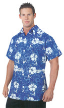 UNDERWRAPS Men&#39;s Hawaiian Shirt-Blue, One Size - £85.45 GBP