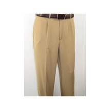 Mens INSERCH 2pc Walking Leisure Suit Shirt Pants Set Short Sleeves 9356 Khaki image 2