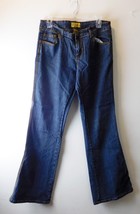 I.Q. Women&#39;s Jeans Size 13 Dark Wash 5 Pocket  Boot Cut  Midrise 9 1/2&quot; - £14.10 GBP