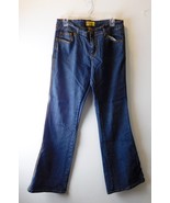 I.Q. Women&#39;s Jeans Size 13 Dark Wash 5 Pocket  Boot Cut  Midrise 9 1/2&quot; - £13.94 GBP