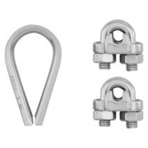 National Hardware KIT Cable CLAMP SS 3/32X1/8IN N100-349 - €17,86 EUR