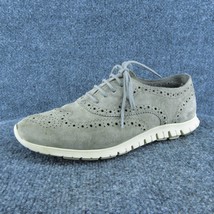 Cole Haan Zero Grand Women Sneaker Shoes Gray Leather Lace Up Size 9 Med - $24.75