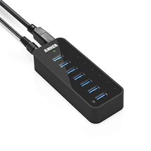 Anker 7-Port USB 3.0 Data Hub with 36W Power Adapter and BC 1.2 Charging... - $65.99