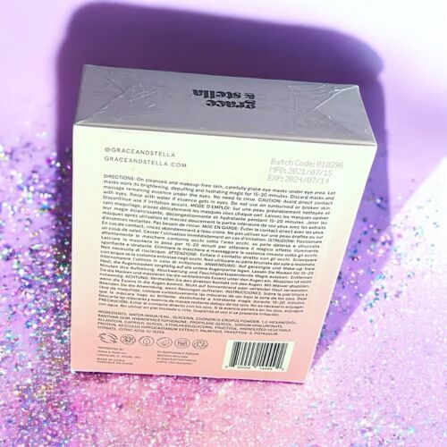 Grace & Stella Everything Is Better In Pink Collagen Boosting Eye Masks NIB 12Ct Item image 5