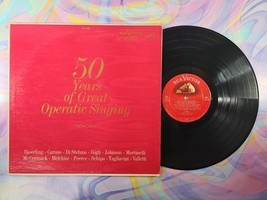 50 Years Of Great Operatic Singing - Tenors (Record, 1960) VG+ LM-2372 - $184.25 MXN