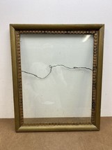 Victorian Picture Frame gold gilt gesso wood antique vintage photo HOLDS 16 x 20 - £47.80 GBP