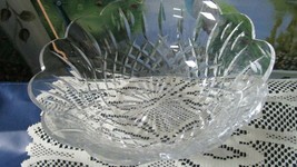 Waterford Crystal Bowl Brookside 3 1/2 X 9&quot; New No Box - £75.17 GBP